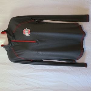 Ohio State Gray Half Zip Jacket, L, New Without Tags